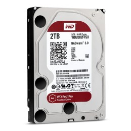 Western Digital Red Pro disco rigido interno 2 TB 7200 Giri min 64 MB 3.5" Serial ATA III