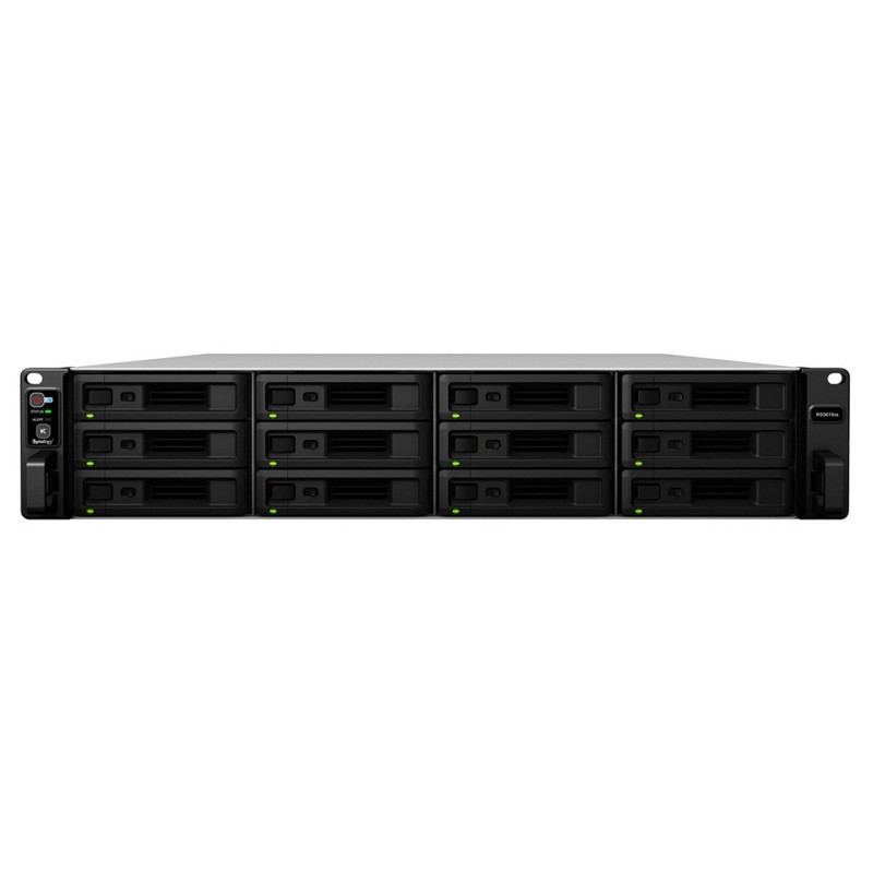Synology RackStation RS3618xs NAS Armadio (2U) Intel® Xeon® D D-1521 8 GB DDR4 0 TB DiskStation Manager Nero Synology RackStation RS3618xs NAS Armadio (2U) Intel® Xeon® D D-1521 8 GB DDR4 0 TB DiskStation Manager Nero
