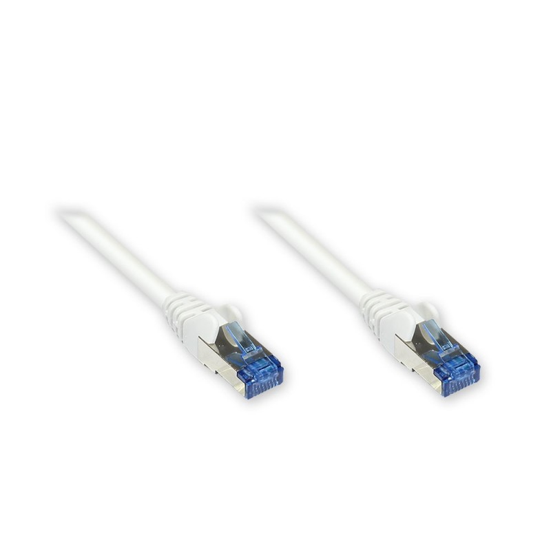 Alcasa 8060-H075W cavo di rete Bianco 7,5 m Cat6a S FTP (S-STP)