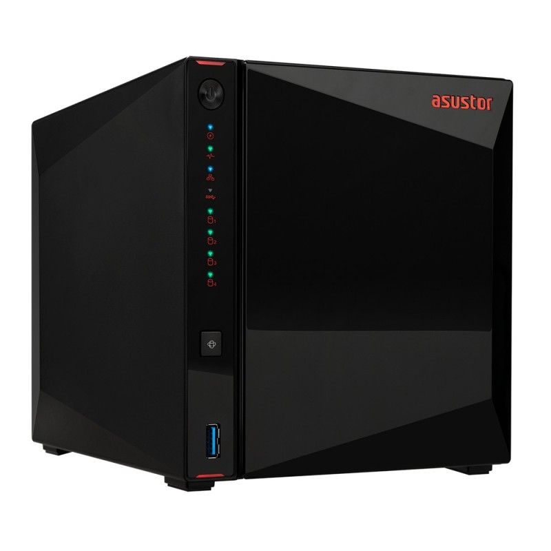 Asustor Nimbustor 4 AS5304T NAS Desktop Intel® Celeron® J4105 4 GB DDR4 0 TB ADM Nero