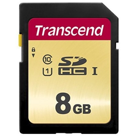 Transcend 8GB, UHS-I, SD SDHC MLC Classe 10