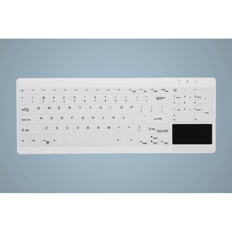 Active Key AK-C7412 tastiera Industriale USB Francese Bianco