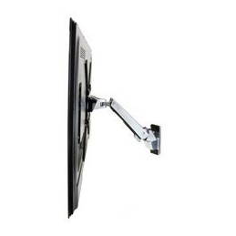 Ergotron Interactive Arm, HD supporto da tavolo per Tv a schermo piatto 139,7 cm (55") Parete Alluminio