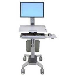 Ergotron WorkFit C-Mod, Single Display Sit-Stand Workstation supporto da tavolo per Tv a schermo piatto 68,6 cm (27") Pavimento