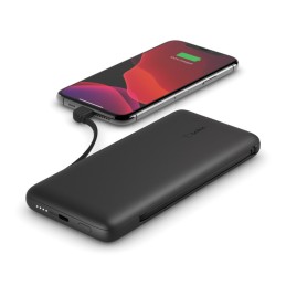 Belkin Powerbank 10K 23W PB USB-C In out e Lightning Out Cavi Inclusi - Nero