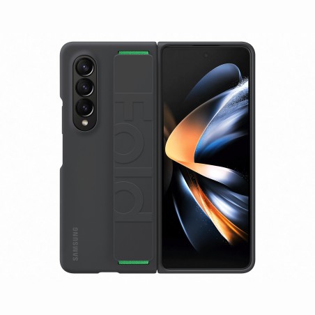 Samsung Silicone Grip Cover per Galaxy Z Fold4, Nero