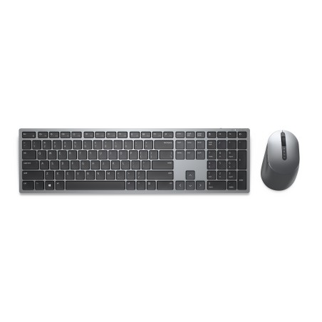 DELL KM7321W tastiera Mouse incluso Ufficio RF senza fili + Bluetooth QWERTZ Tedesco Grigio, Titanio