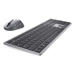 DELL KM7321W tastiera Mouse incluso Ufficio RF senza fili + Bluetooth QWERTZ Tedesco Grigio, Titanio