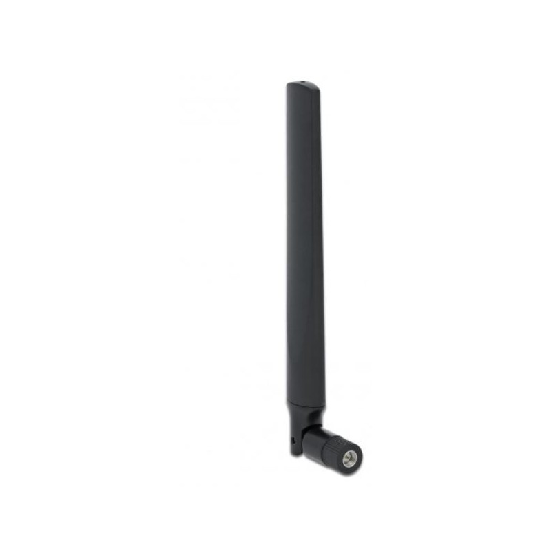 DeLOCK Antenna 5G LTE con SMA maschio -3,3 - 1,3 dBi omnidirezionale con giunto inclinabile nero