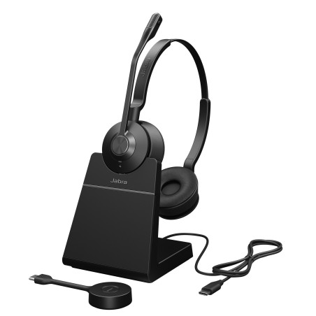 Jabra 9559-435-111 cuffia e auricolare Wireless A Padiglione Ufficio Nero, Titanio