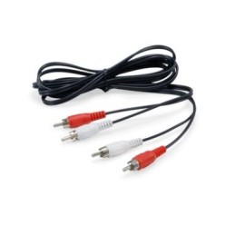 Equip 147094 cavo audio 2,5 m 2 x RCA Nero