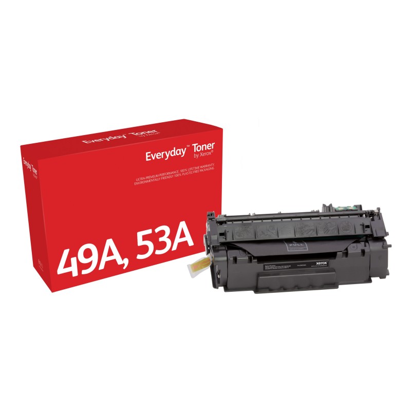 Everyday Toner ™ di Xerox Nero compatibile con HP 49A 53A (Q5949A  Q7553A), Capacità standard