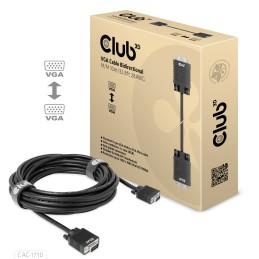 CLUB3D CAC-1710 cavo VGA 10 m VGA (D-Sub) Nero