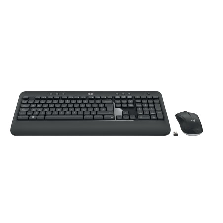 Logitech Advanced MK540 tastiera Mouse incluso Universale RF Wireless Arabico Nero, Bianco