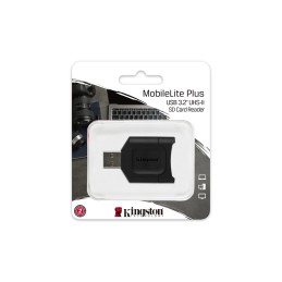 Kingston Technology MobileLite Plus lettore di schede USB 3.2 Gen 1 (3.1 Gen 1) Type-A Nero