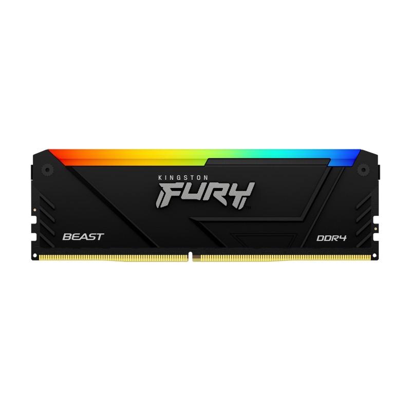 Kingston Technology FURY Beast 16GB 3200MT s DDR4 CL16 DIMM 1Gx8 RGB