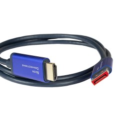 Alcasa 4860-SF010B cavo e adattatore video 1 m DisplayPort HDMI Blu