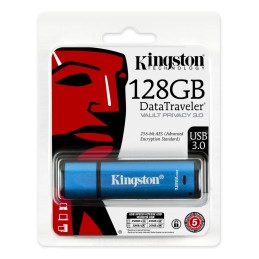 Kingston Technology DataTraveler VP30 unità flash USB 128 GB USB tipo A 3.2 Gen 2 (3.1 Gen 2) Blu