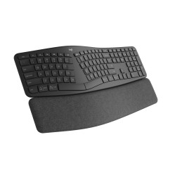 Logitech Ergo K860 for Business tastiera Ufficio RF senza fili + Bluetooth Inglese britannico Grafite