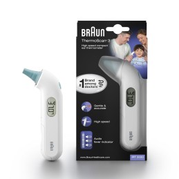 Braun ThermoScan 3 Termometro digitale Bianco Orecchio