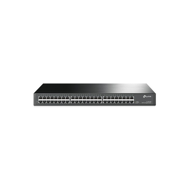 TP-Link TL-SG1048 Non gestito Gigabit Ethernet (10 100 1000) 1U Nero