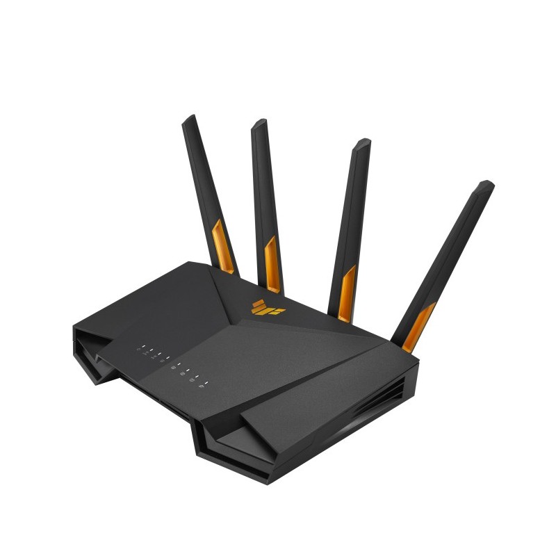 ASUS TUF Gaming AX3000 V2 router wireless Gigabit Ethernet Dual-band (2.4 GHz 5 GHz) Nero, Arancione