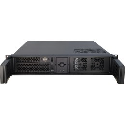 Inter-Tech IPC 2U-2098-SL Supporto Nero