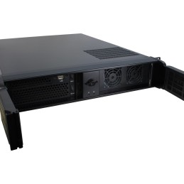 Inter-Tech IPC 2U-2098-SL Supporto Nero