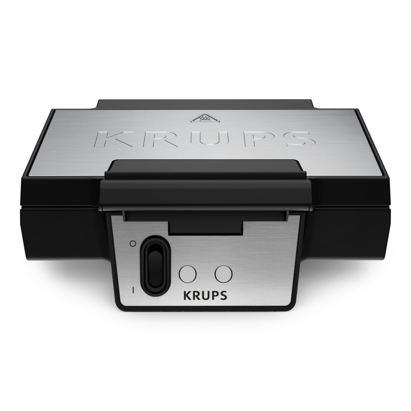 Krups FDK453 tostiera 930 W Nero, Acciaio inox