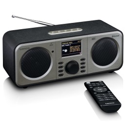 Lenco DIR-141BK radio Internet Nero, Argento