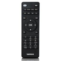 Lenco DIR-141BK radio Internet Nero, Argento