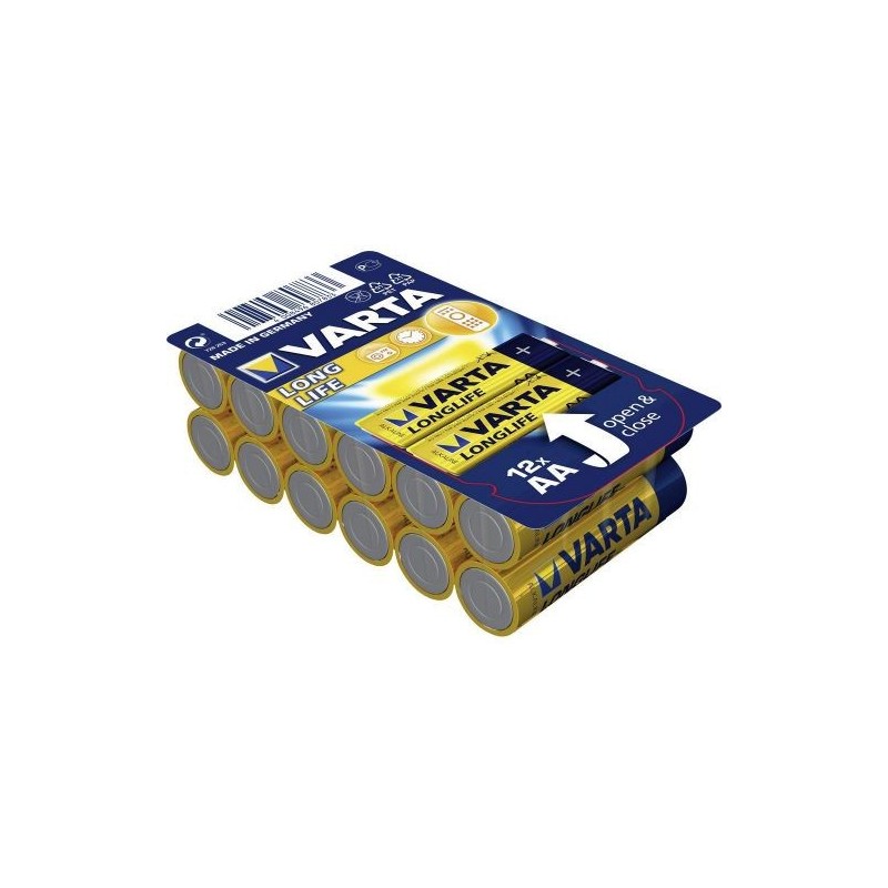 Varta Longlife AA LR6 Batteria monouso Stilo AA Alcalino Varta Longlife AA LR6 Batteria monouso Stilo AA Alcalino