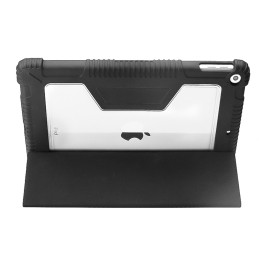 4smarts 458787 custodia per tablet 25,9 cm (10.2") Custodia flip a libro Nero, Trasparente