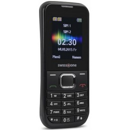 Swisstone SC 230 4,5 cm (1.77") Nero Telefono per anziani