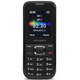 Swisstone SC 230 4,5 cm (1.77") Nero Telefono per anziani