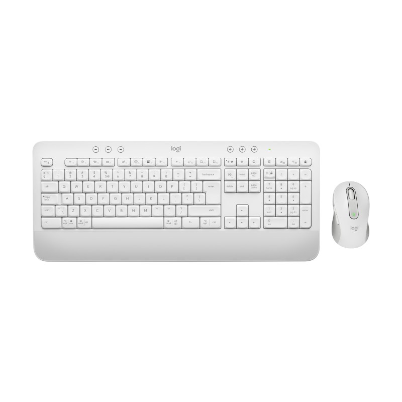 Logitech Signature MK650 Combo For Business tastiera Mouse incluso Ufficio Bluetooth QWERTY Inglese britannico Bianco