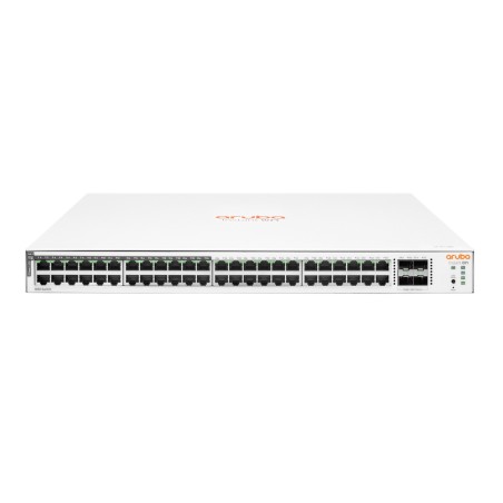 HPE Aruba Networking Aruba Instant On 1830 48G 24p Class4 PoE 4SFP 370W Gestito L2 Gigabit Ethernet (10 100 1000) Supporto