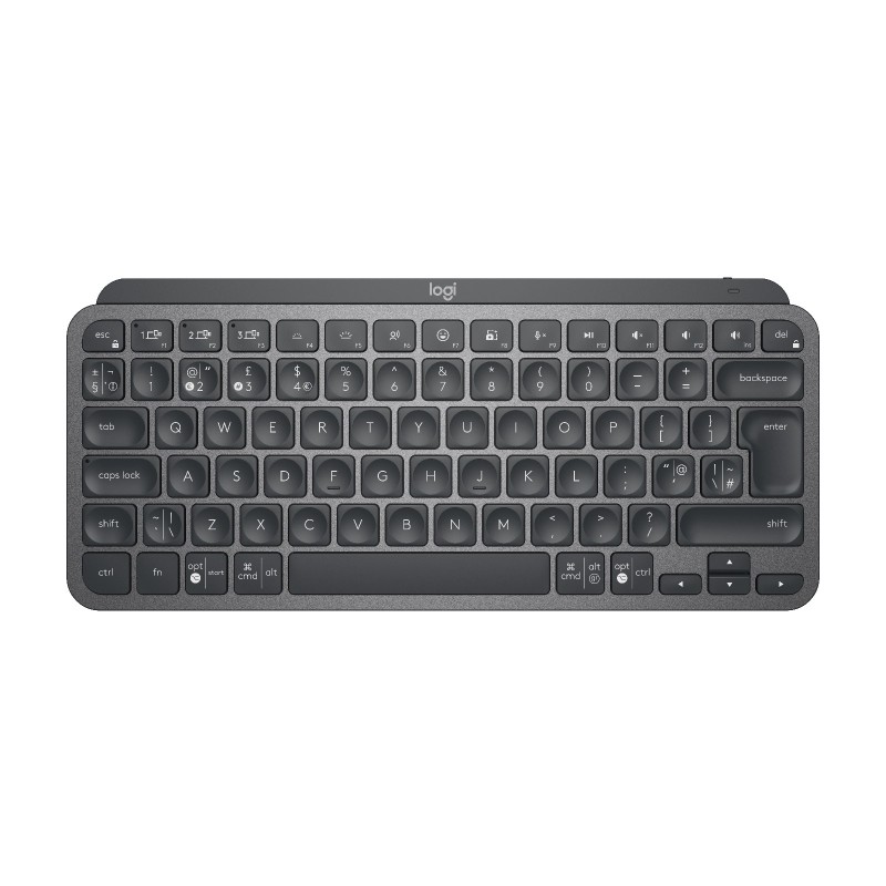 Logitech MX Keys Mini tastiera Universale RF senza fili + Bluetooth QWERTY Inglese UK Grafite