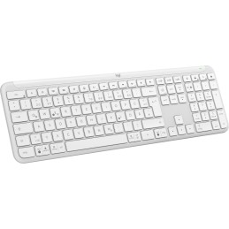 Logitech K950 Signature Slim tastiera Ufficio RF senza fili + Bluetooth QWERTZ Tedesco Bianco