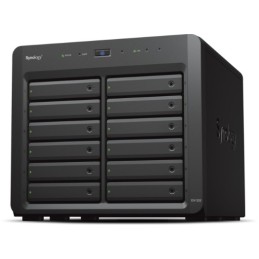 Synology DX1222 contenitore di unità di archiviazione Box esterno HDD SSD Nero 2.5 3.5"