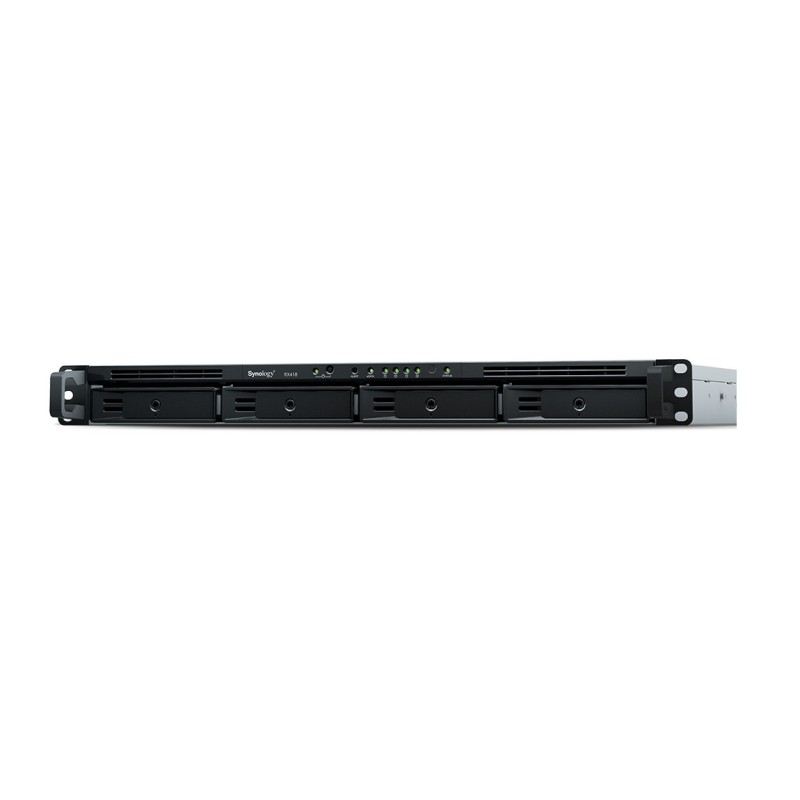 Synology RX418 array di dischi 0 TB Rack (1U) Nero, Grigio