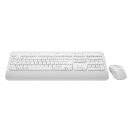 Logitech Signature MK650 Combo For Business tastiera Mouse incluso Ufficio Bluetooth AZERTY Belga Bianco
