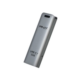 PNY FD32GESTEEL31G-EF unità flash USB 32 GB 3.2 Gen 1 (3.1 Gen 1) Acciaio inox