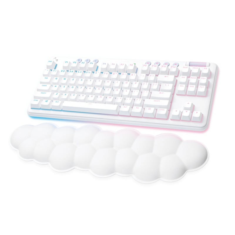 Logitech G G715 tastiera Gaming RF senza fili + Bluetooth QWERTY Inglese UK Bianco Logitech G G715 tastiera Gaming RF senza fili + Bluetooth QWERTY Inglese UK Bianco