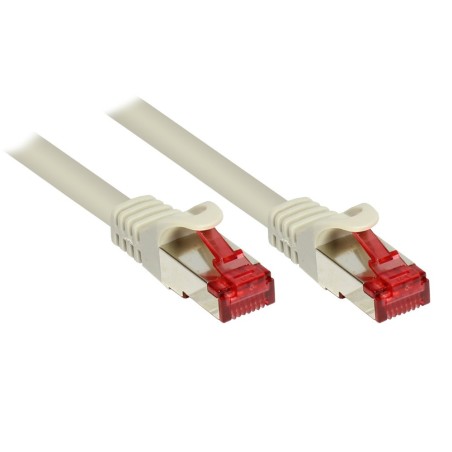 Alcasa RJ45-RJ45, m-m, 0.5m cavo di rete Grigio 0,5 m Cat6 S FTP (S-STP)
