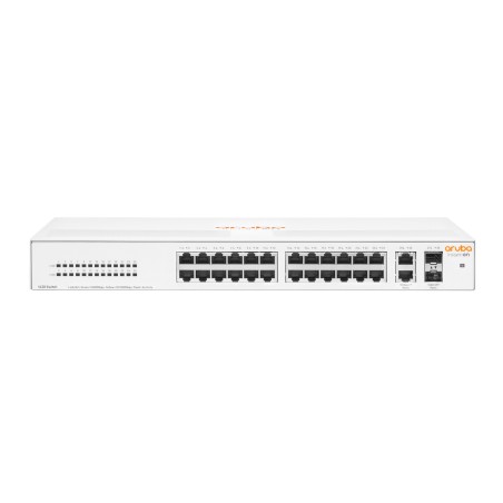 HPE Aruba Networking Aruba Instant On 1430 26G 2SFP Non gestito L2 Gigabit Ethernet (10 100 1000) 1U Bianco