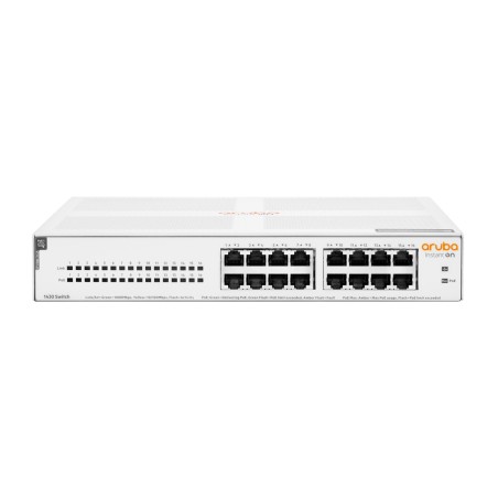 HPE Aruba Networking Aruba Instant On 1430 16G Class4 PoE 124W Non gestito L2 Gigabit Ethernet (10 100 1000) Supporto Power