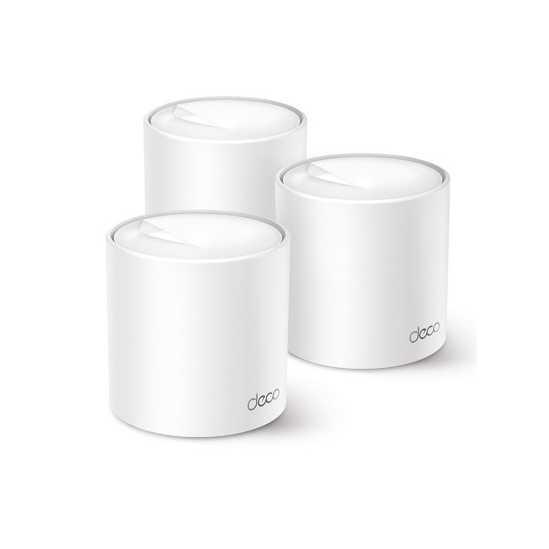 TP-Link Deco X50 (3-pack) Dual-band (2.4 GHz 5 GHz) Wi-Fi 6 (802.11ax) Bianco Interno