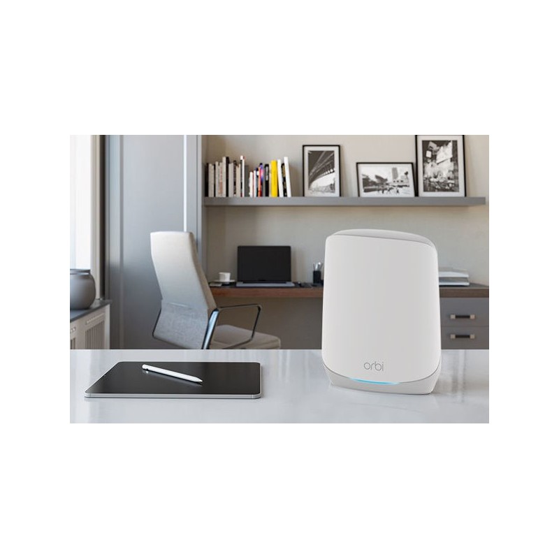 NETGEAR Orbi RBK763S Banda tripla (2.4 GHz 5 GHz 5 GHz) Wi-Fi 6 (802.11ax) Bianco 7 Interno