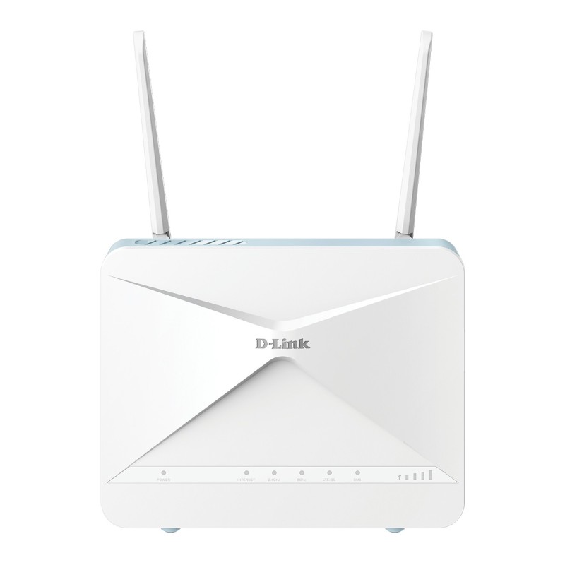 D-Link G415 E router wireless Gigabit Ethernet Dual-band (2.4 GHz 5 GHz) 4G Blu, Bianco